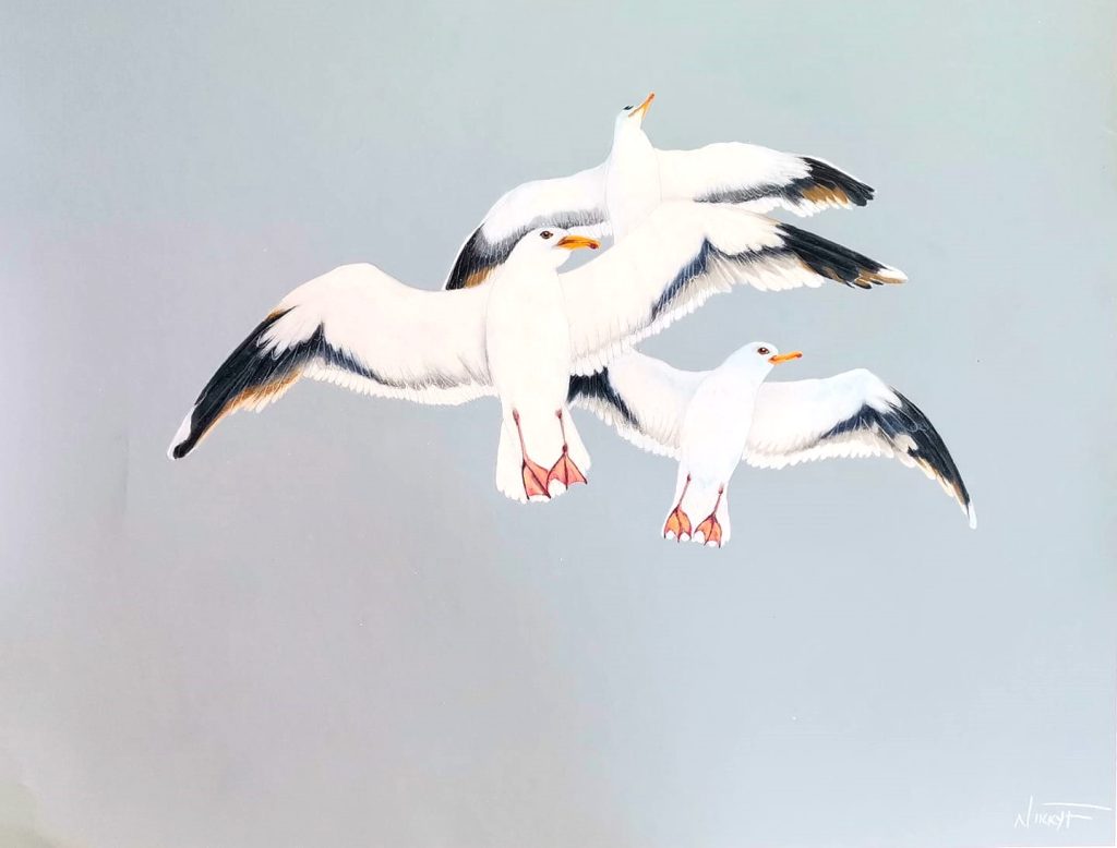 Out to Sea Med: Colour Pencil Dim: 30cm x 42cm Price: £124