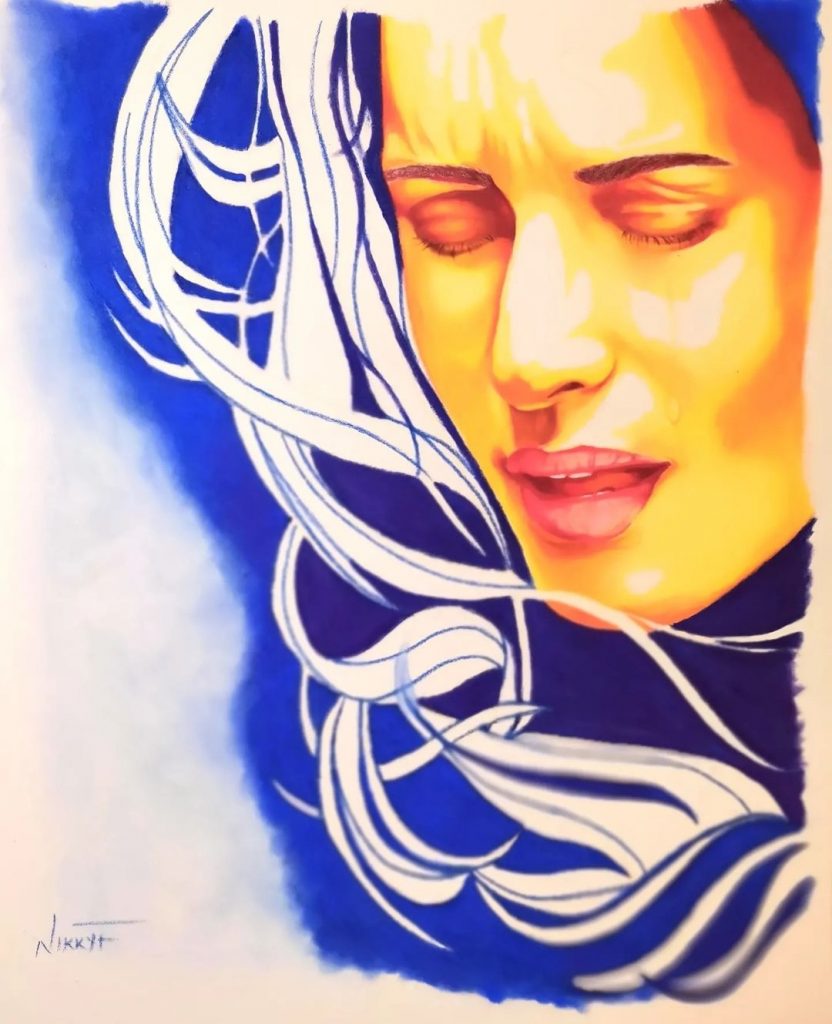 Seeing Red (6) Med: Pastel Dim: 30cm x 24cm Price £85