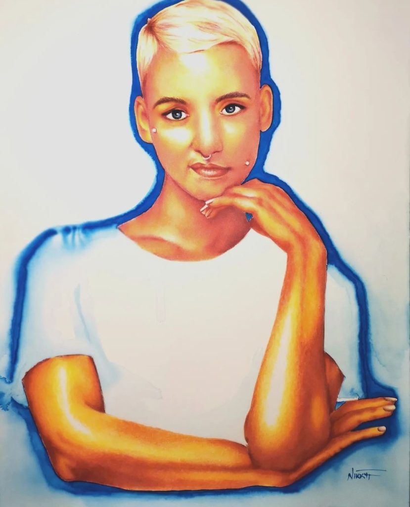 Untitled Med: Pastel Dim: 40cm x 30cm Price: £220